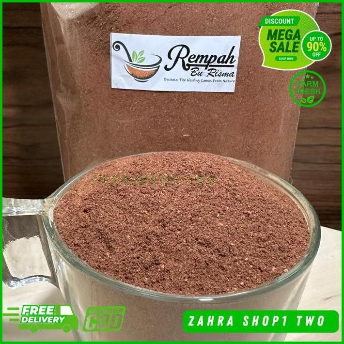 

PINANG BUBUK BERAT 500 GRAM - REMPAH BU RISMA KUALITAS PRODUK TERBAIK