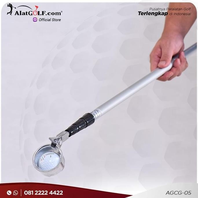 (Expert) Golf Ball Picker Stick - Alat Bantu Pengambil Bola