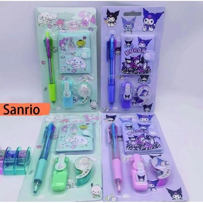 

CR - Buku Dairy Kancing Karakter Lucu 4 in 1/ Memo+Pen / Buku Pen Mini Imut TERLARIS