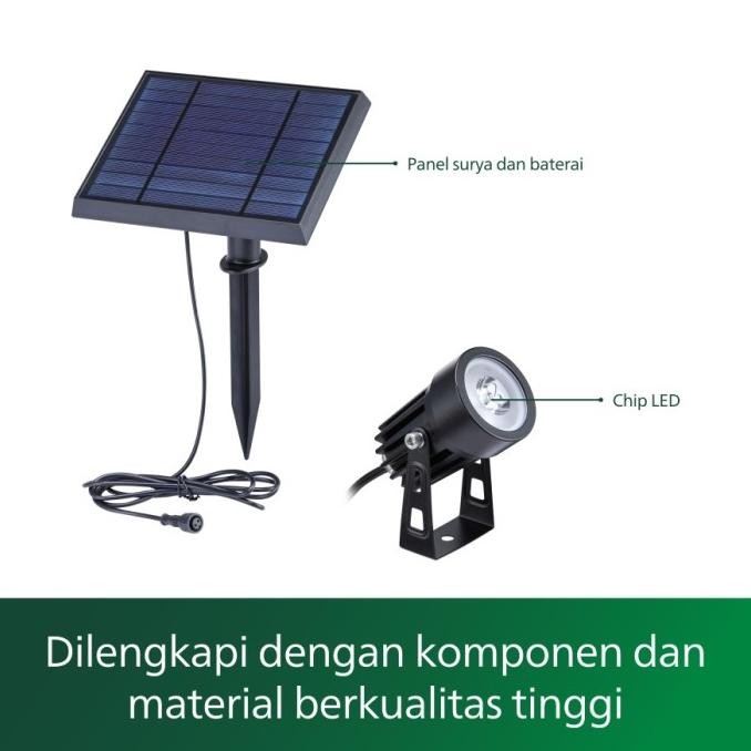 Philips Lampu Taman Tenaga Surya BGC025 Solar Multi Spot
