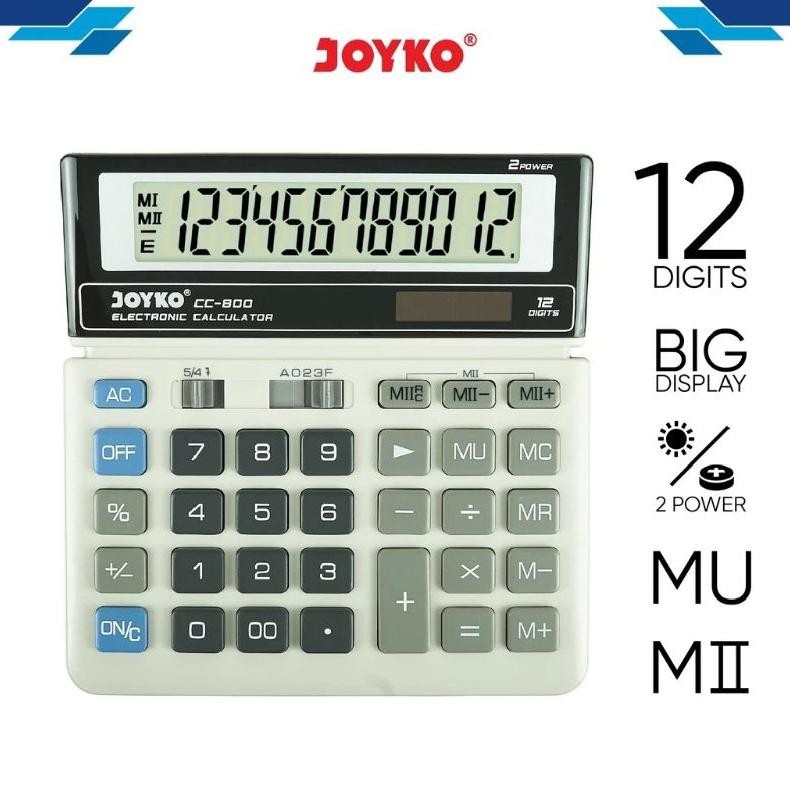 

Kalkulator Joyko CC-800 12 digit ( 1pcs )