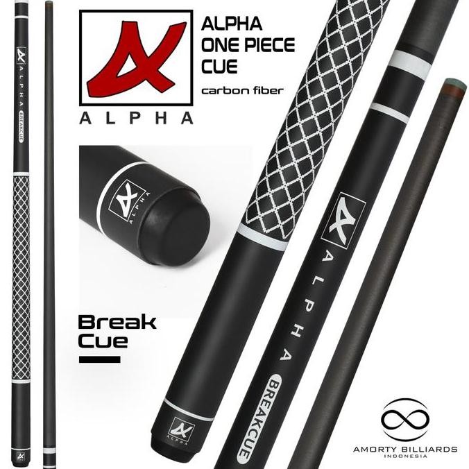 ALPHA CARBON 1 PIECE BREAK CUE / STICK BREAK BILLIARD