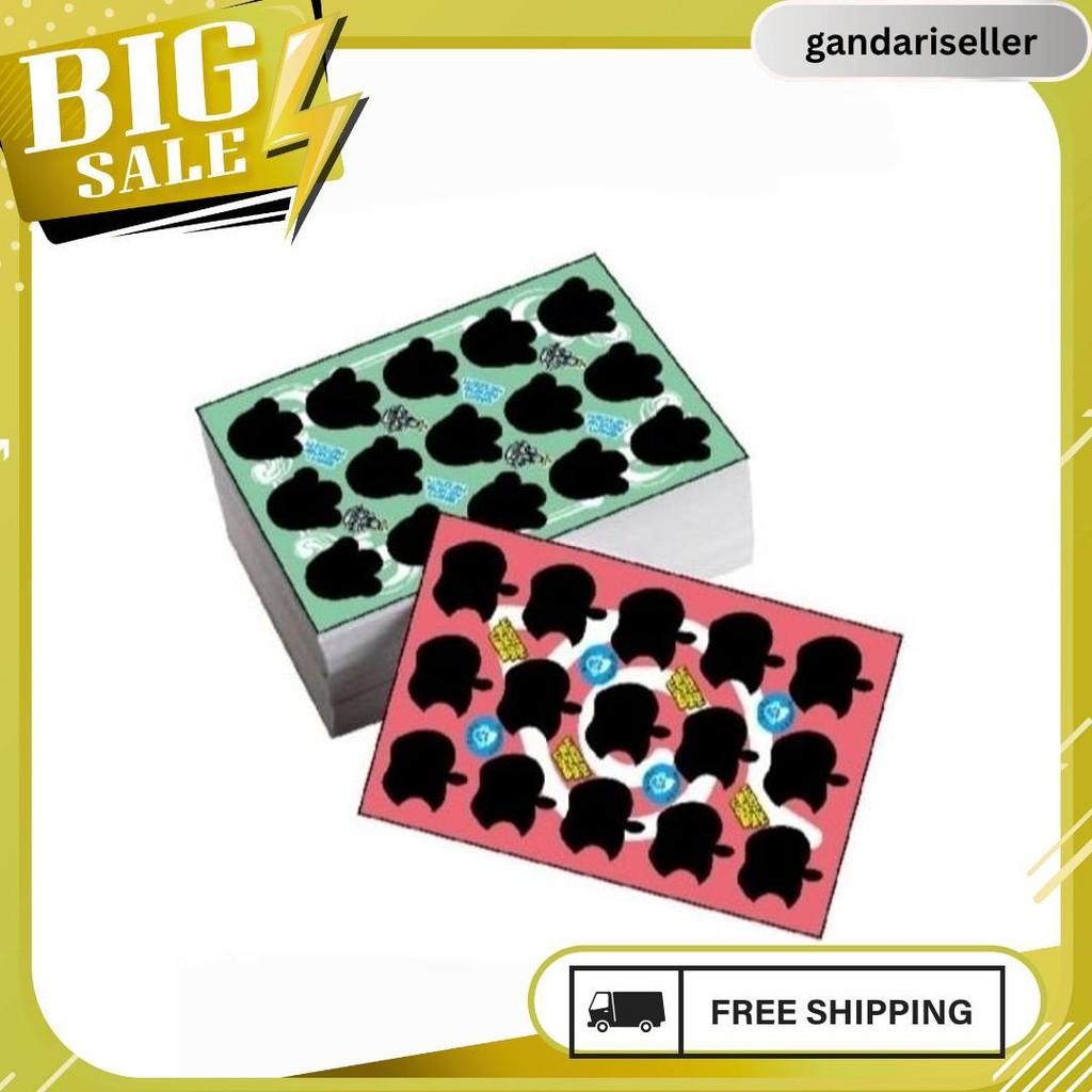 

Gosok Gosok Bom Tengkorak 15 Titik Isi 500 Pcs Flash Sale