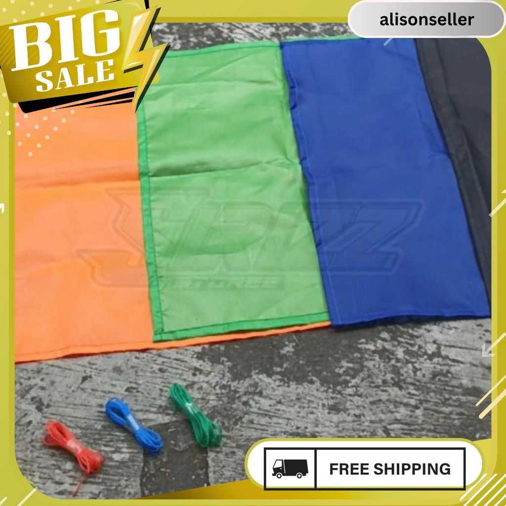 Terpal Kain Waterproof Rc Wpl Pick Up + Tali Tambang Berbagai Pilihan Warna Termurah