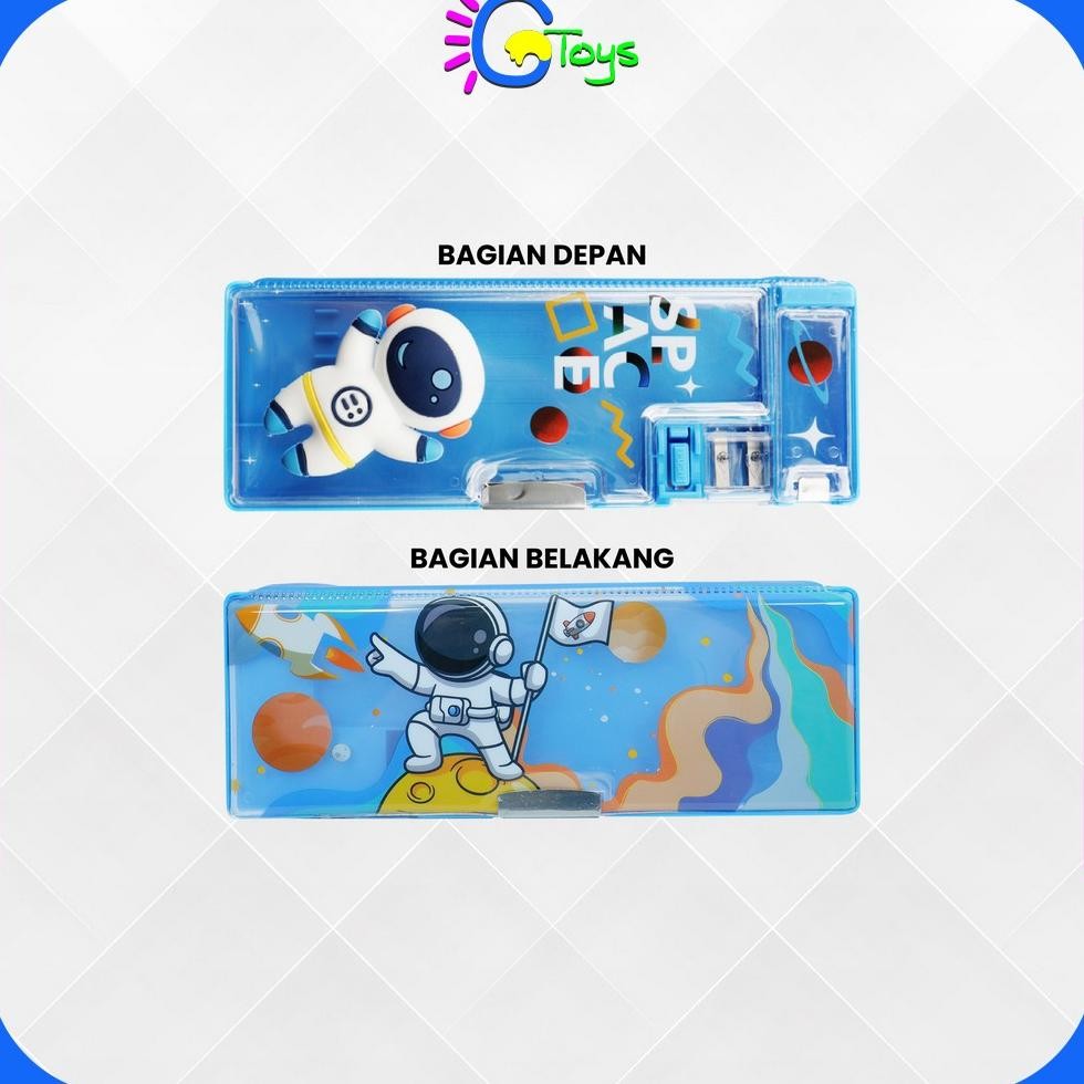 

JH8 CR-A59 Tempat Pensil Anak 3D Timbul Magnetic Multifungsi Alat Tulis Sekolah / Kotak Pensil Pencil Case Magnet Untuk Anak Tk