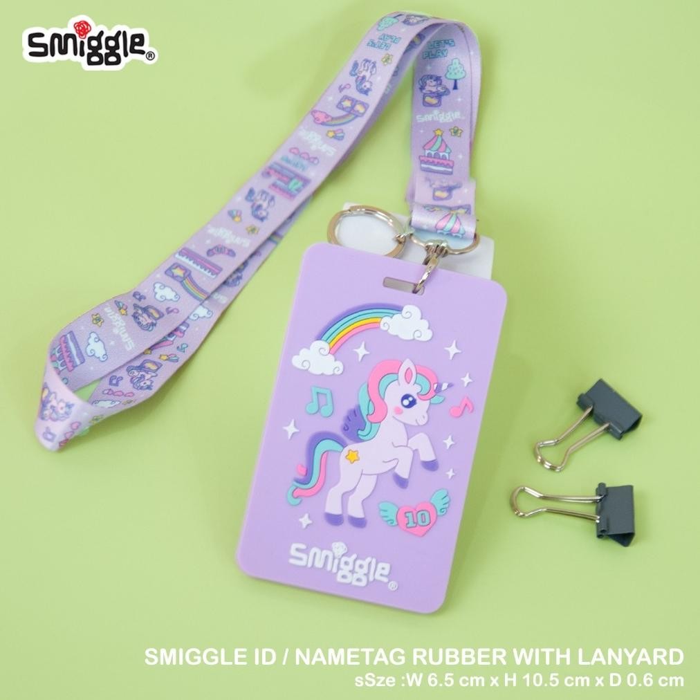 

JH8 SMIGGLE ID/ NAMETAG RUBBER WITH LANYARD 443172