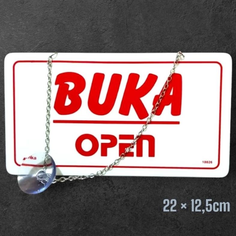 

JH8 Akrilik sign OPEN-CLOSED / BUKA-TUTUP