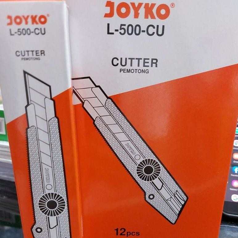 

JH8 cutter L-500-cu merk joyko (tertera selusin 12pcs)