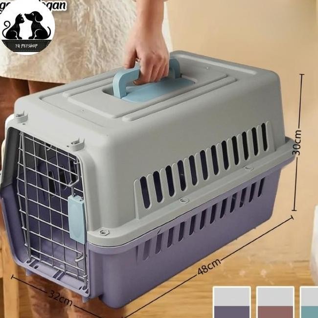 Pet Cargo Jumbo Pintu Besi Pet Carrier Kucing Anjing