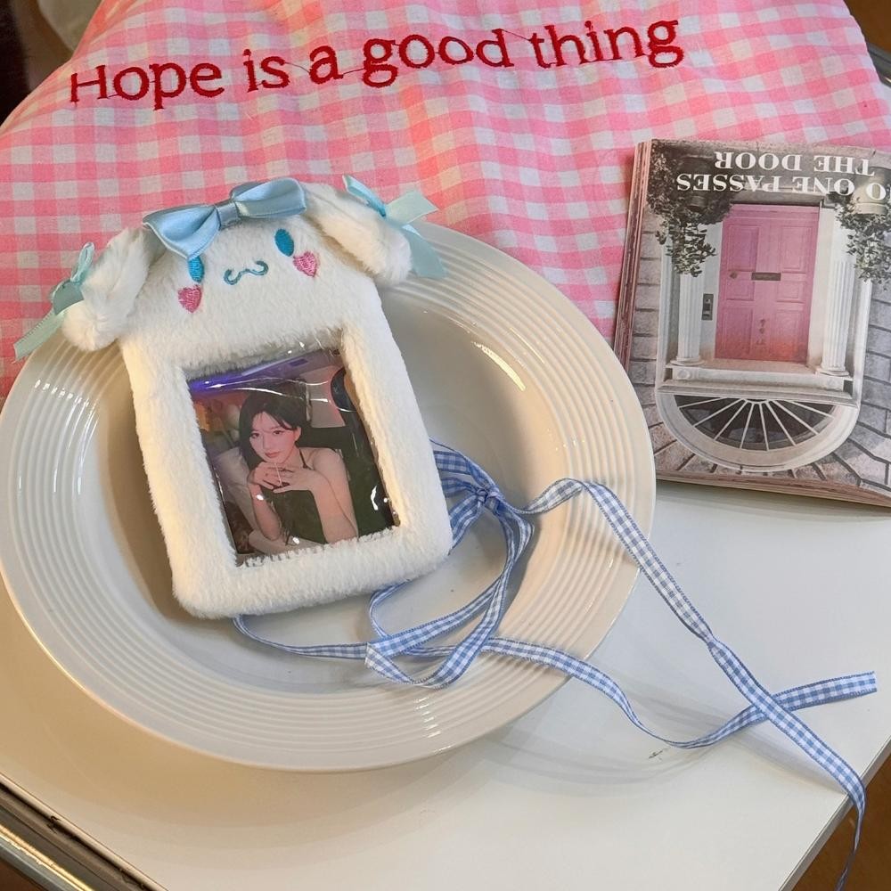 

JH8 Lucu Sanrio 3 Inch Photo Card Holder Kartun Kartu Mewah Tas Kartu Bus Kartu ID Bank Kartu Pelindung Tas Siswa Liontin