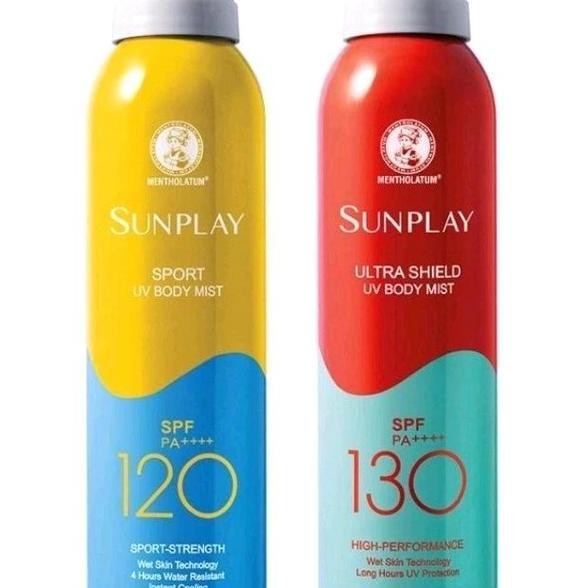 Sunplay Ultra Shield Uv Body Mist Spf 130 Spf 120 165 Ml