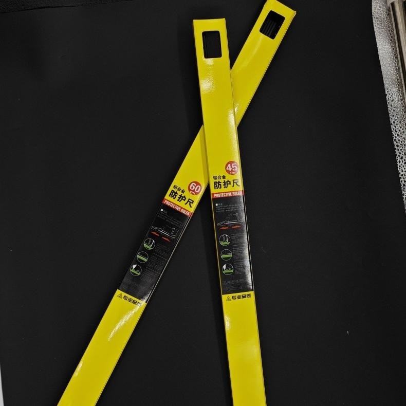 

JH8 Penggaris Lurus Aluminum Alloy Multifungsi Anti Slip Untuk Pengerjaan Marking Safety Cutting Ruler 30CM 45CM 60CM