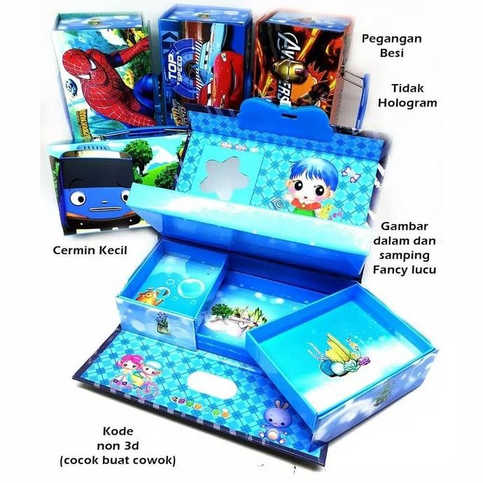 

JH8 TEMPAT PENSIL KODE 3 TINGKAT 3D TEMPAT PENSIL KUNCI TERBARU