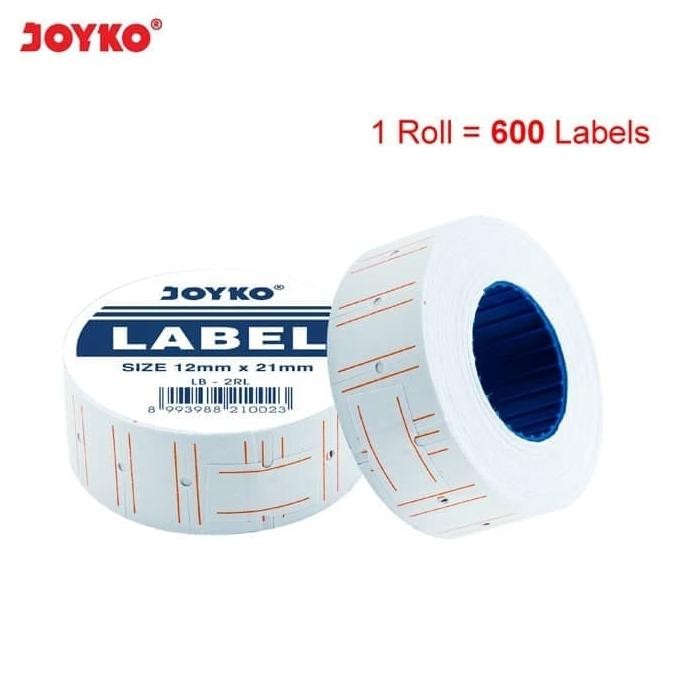 

JH8 PRICE LABEL / LABEL HARGA 1 BARIS JOYKO LB-2RL ISI 10 ROLL