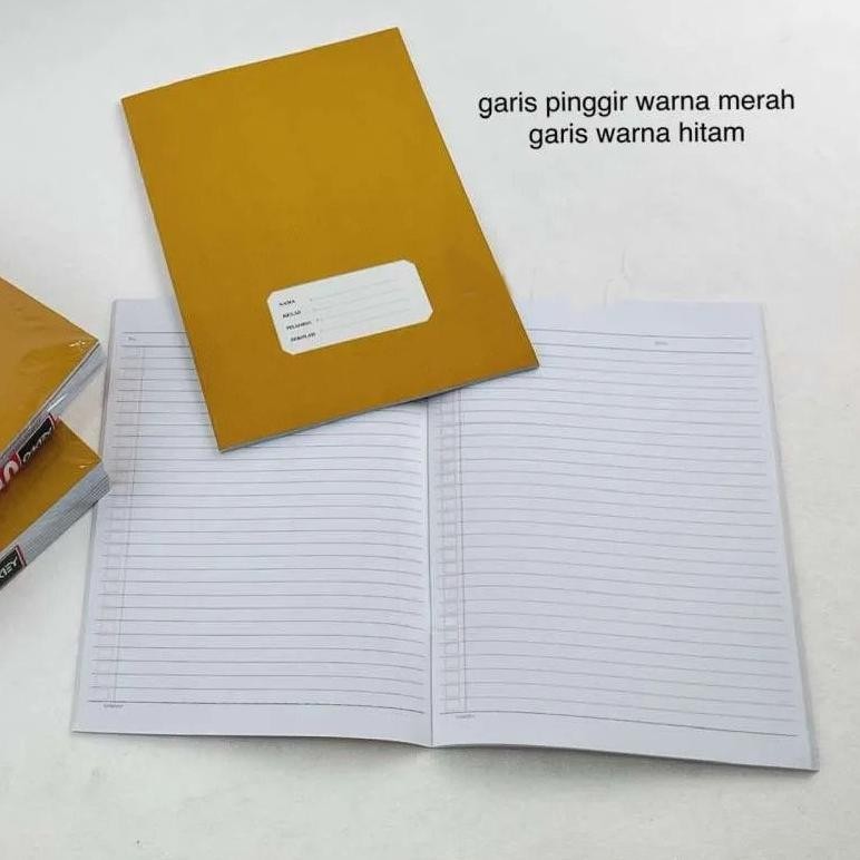 

JH8 Buku Tulis BOXY CAMPUS KIKY OKEY isi 40 Lembar Motif Kraft ukuran B5 isi 10 buku