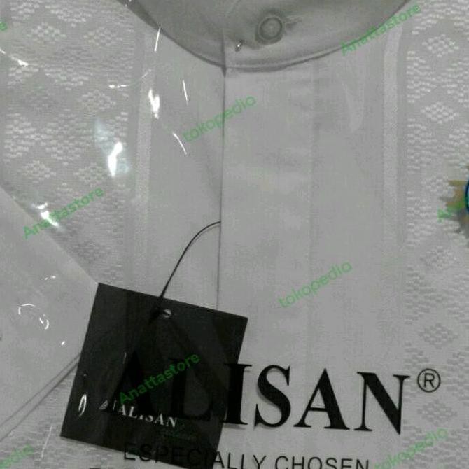 Koko Putih Alisan Lengan Pendek