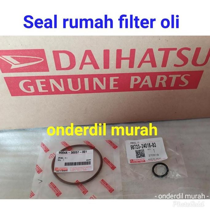 Terlaris Seal O ring rumah filter oli avanza xenia 2003-2015 1SET ORIGINAL. SALE