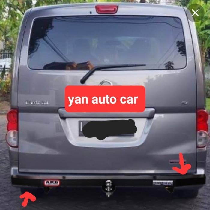 Towing Bar Arb Pengaman Bemper Belakang Nissan Evalia Full Body Original Dan Terpercaya