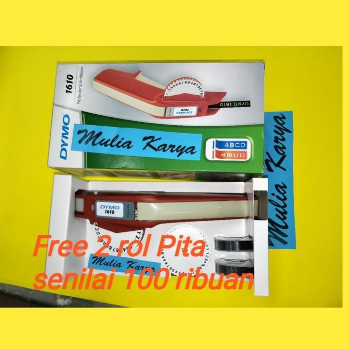 

Mesin Dymo 1610 ( Free 2 Pita ) Label Maker Embos Original Dan Terpercaya