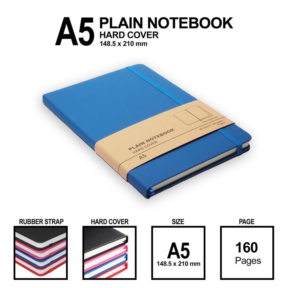 

JH8 Notebook Polos Jurnal Catatan Gambar Sketsa Hardcover A5