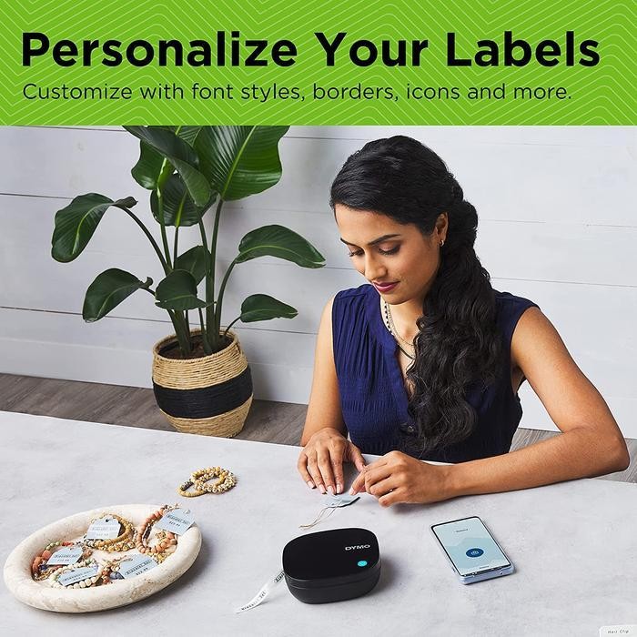 

Dymo Letratag 200B Bluetooth Label Maker Printer Free 3 Label Tape Original Dan Terpercaya