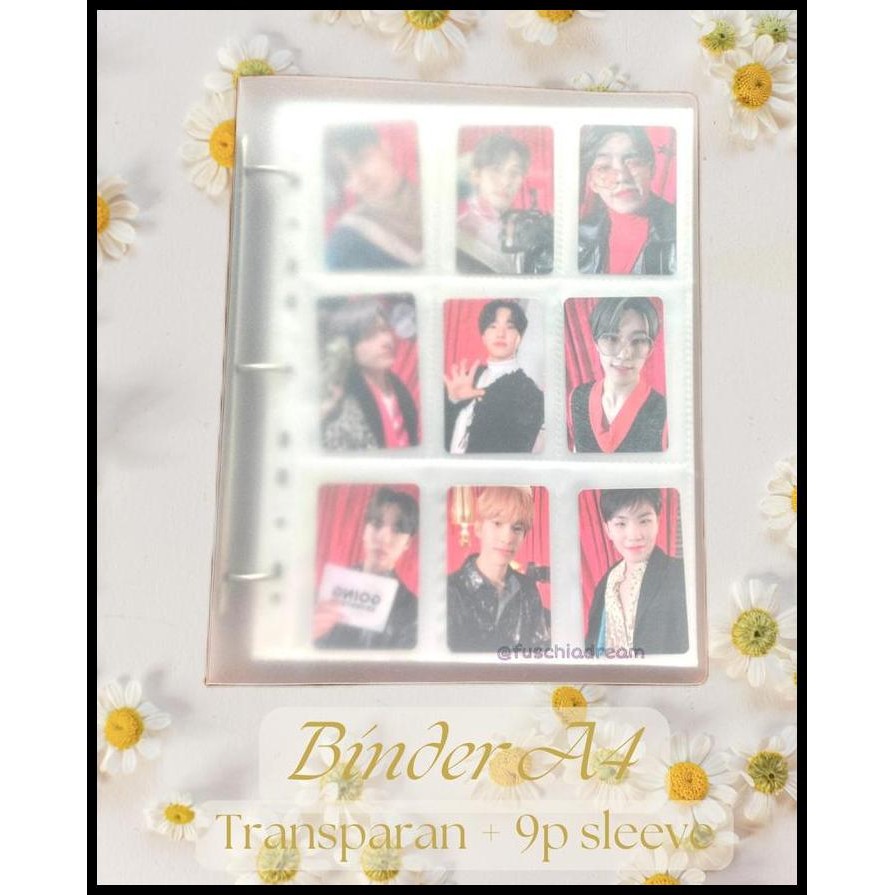 

Terlaris Binder + 9P Sleeve Photocard Polaroid Kpop Good Quality