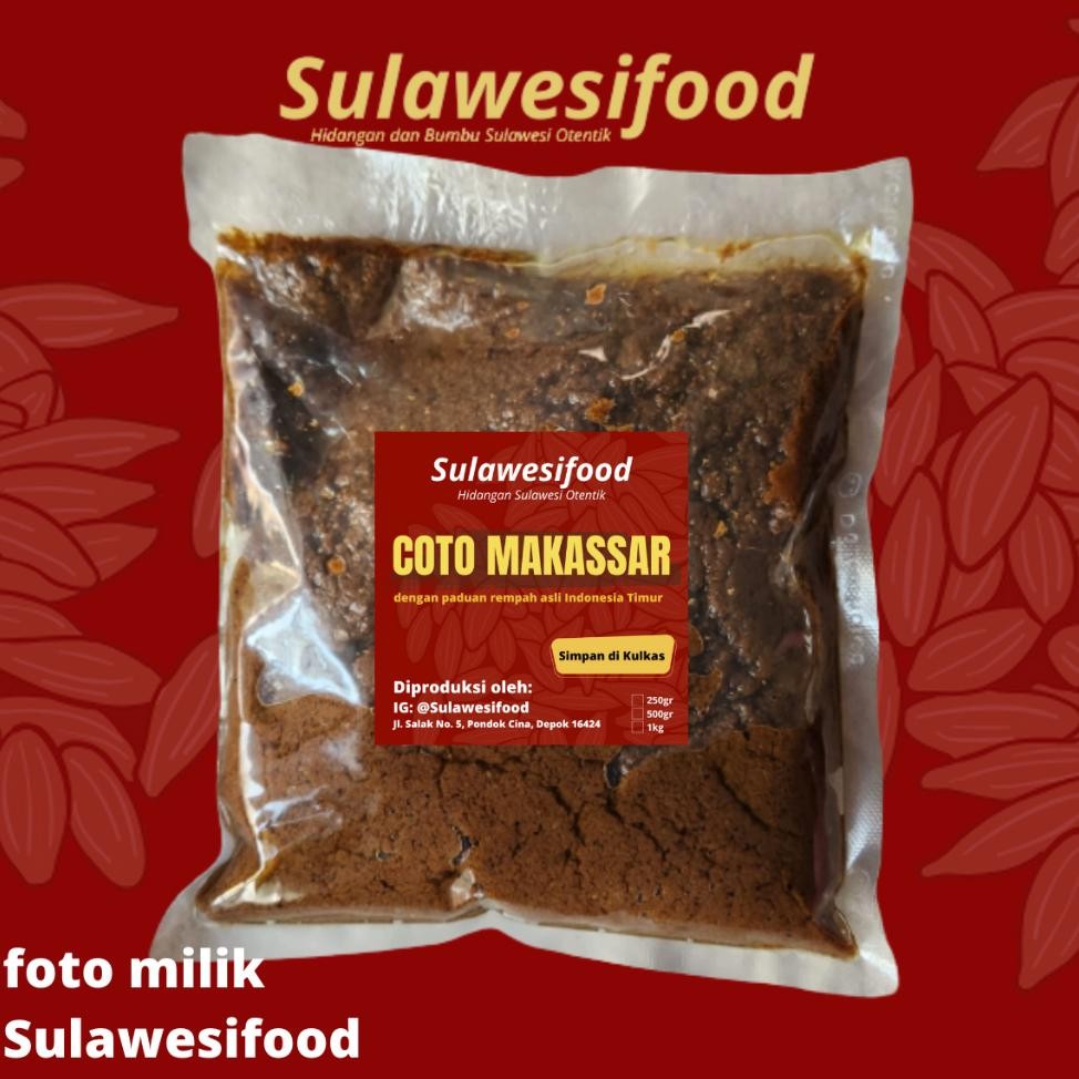 

250G Bumbu Coto Makassar Konro Palu Basa Sulawesi