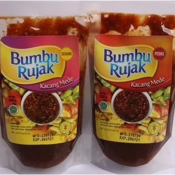 

Bumbu Rujak Kacang Mede Terasi Sambal Rujak Gula Merah Kemasan Pouch 300 Gram