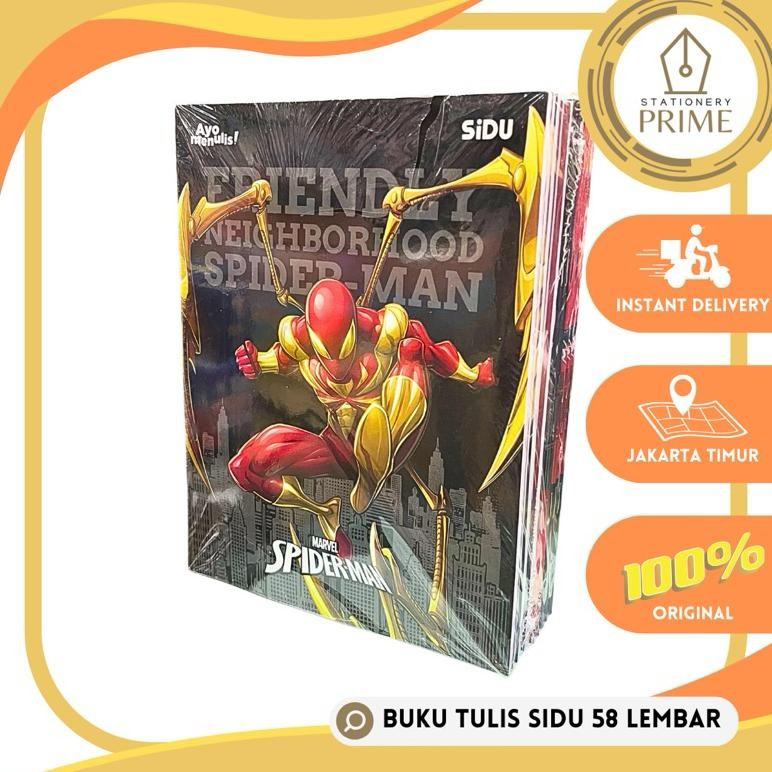 

JH8 Buku Tulis Sinar Dunia / SIDU 58 lembar Marvel Mobile Legends Timnas Disney Princess ( 1 Pack isi 10 Buku )