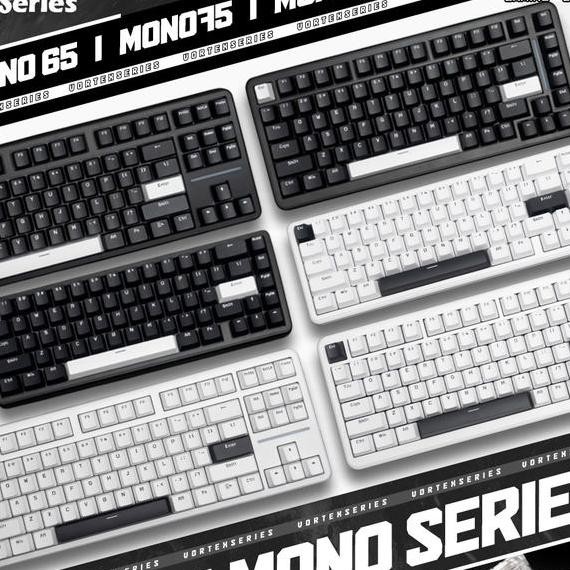 Vortex Series Mono Series Mono 65 Mono 75 Mono 87 Hotswappable Mechanicaal Gaming Keyboard