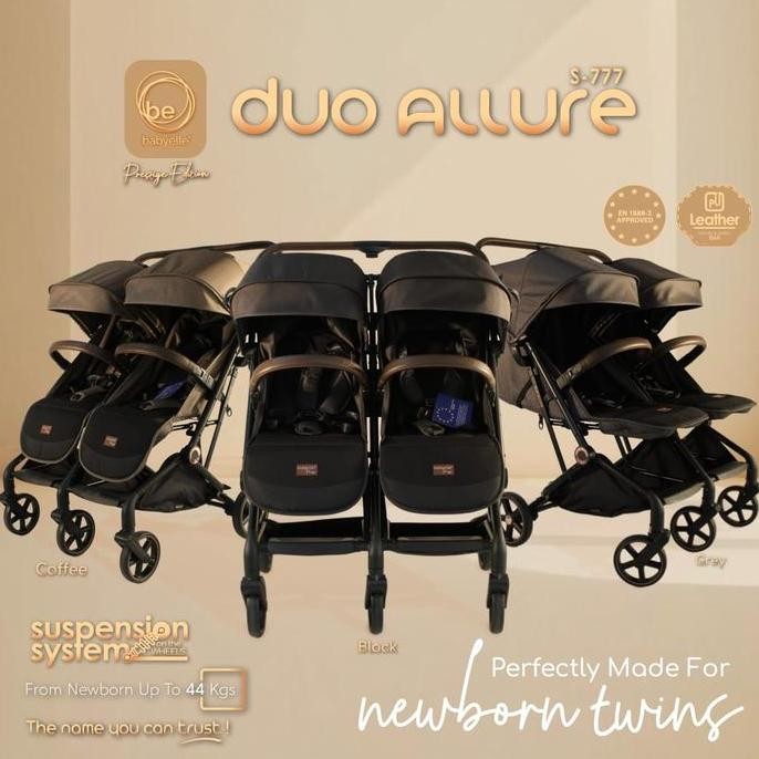 STROLLER BABYELLE DUO ALLURE PRESTIGE TWIN S-777/STROLLER BAYI KEMBAR
