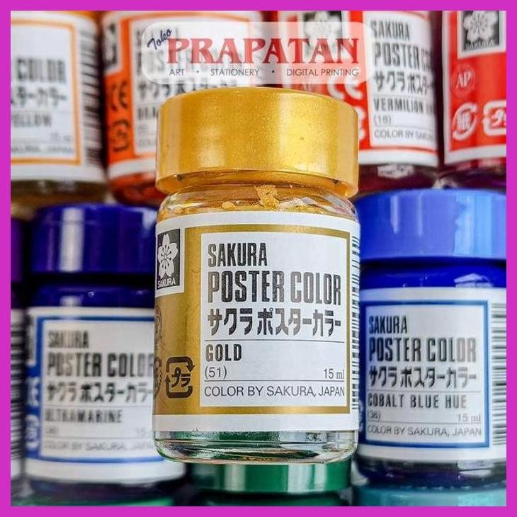 

( SEKOLAH / LUKIS ) PROMO SAKURA POSTER COLOR 15ML | CAT POSTER (SENI / MENGGAMBAR / ART / KERAJINAN ) PRIVASI AMAN