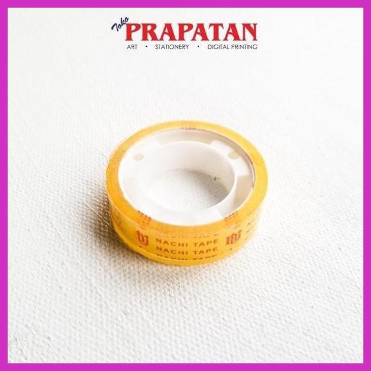 

( SEKOLAH / LUKIS ) READY SELOTIP / ISOLASI / STATIONERY TAPE NACHI 12MM X 10 YARD (SENI / MENGGAMBAR / ART / KERAJINAN ) GOOD QUALITY