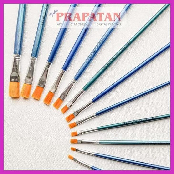 

( SEKOLAH / LUKIS ) READY KUAS LUKIS MASTONA FLAT 579 PER PC / MASTONA FLAT PAINTING BRUSH (SENI / MENGGAMBAR / ART / KERAJINAN ) PRIVASI AMAN