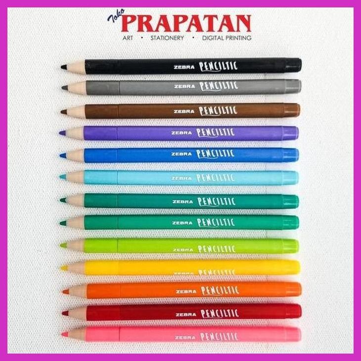 

( SEKOLAH / LUKIS ) DISCOUNT PENCILTIC ZEBRA 0.4MM / PENA WARNA ZEBRA (SENI / MENGGAMBAR / ART / KERAJINAN ) SIAP KIRIM