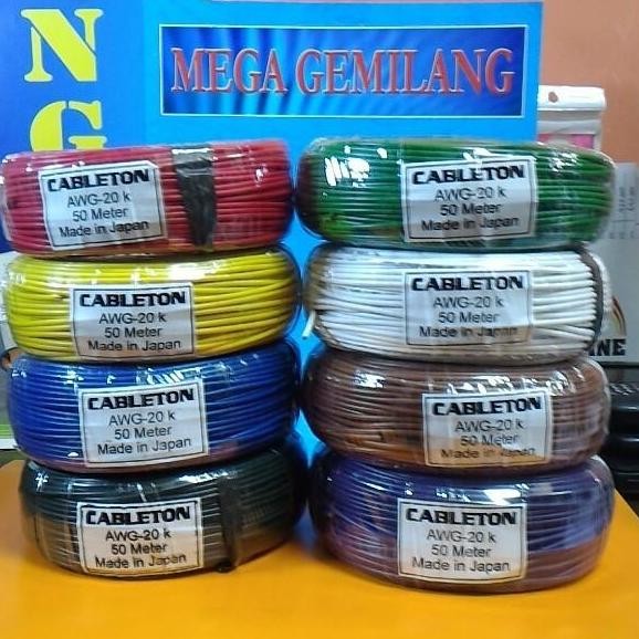 Kabel Awg 20 - 1Roll 50 Meter