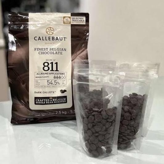 

Callebaut 811 Dark Chocolate 54,5% Repack 250 Gr