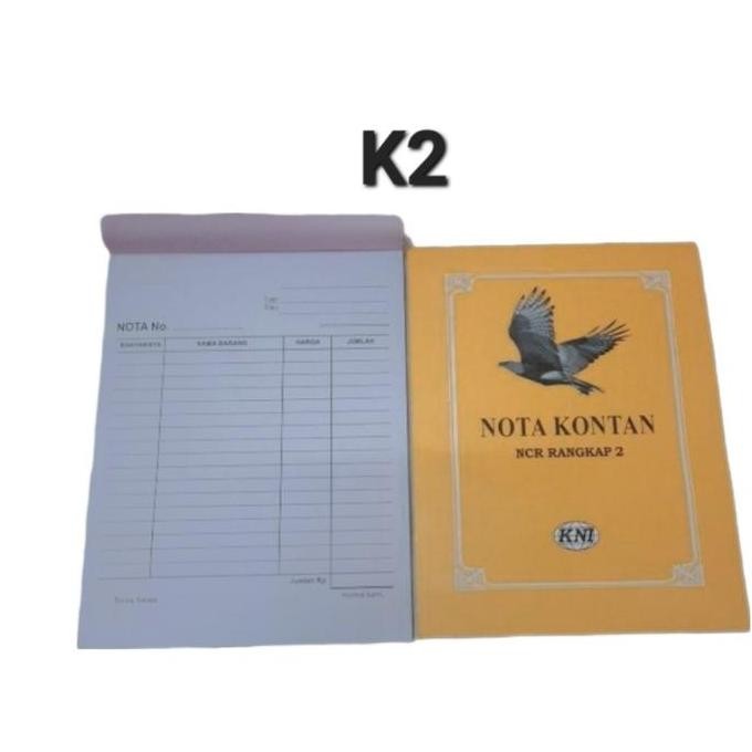 

10 Nota 2Rangkap 2Ply Kecil K2 Bon