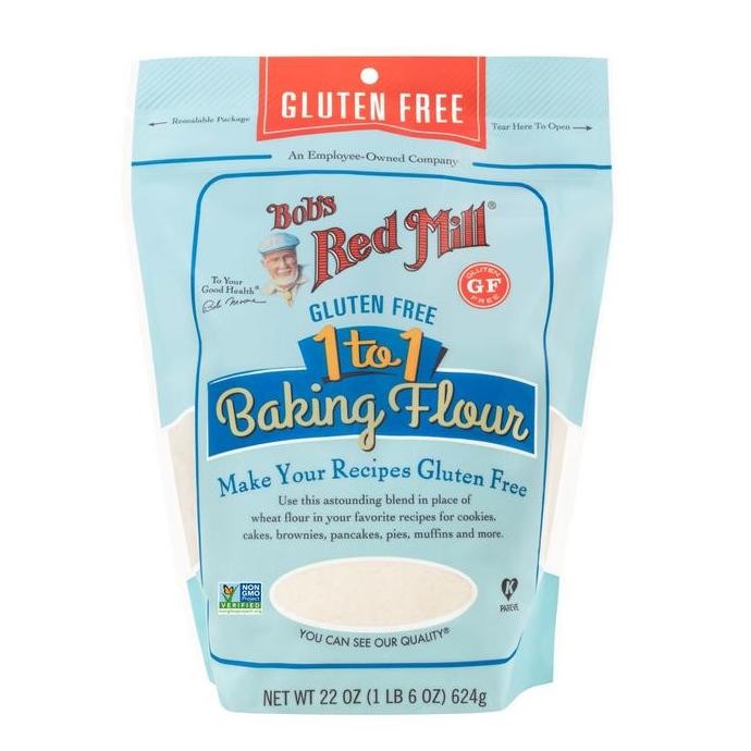 

Bob'S Red Mill Gluten Free 1-To-1 Baking Flour 623 Gr Tepung Food Brown Powder Bubuk