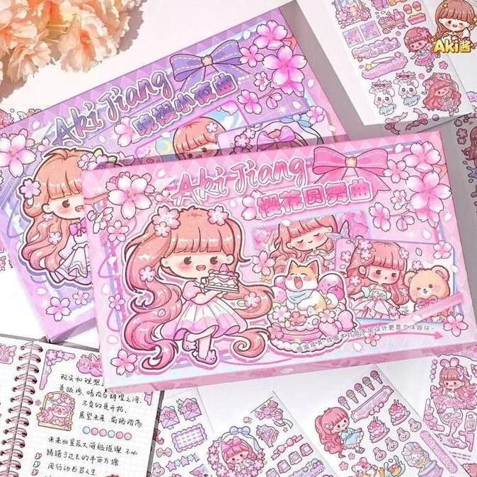 

Buku Journal Diary Set Kit Diary Book Notebook Buku Catatan Harian Lucu Korea Scrapbook Gift Set Hadiah Kado Anak Natal