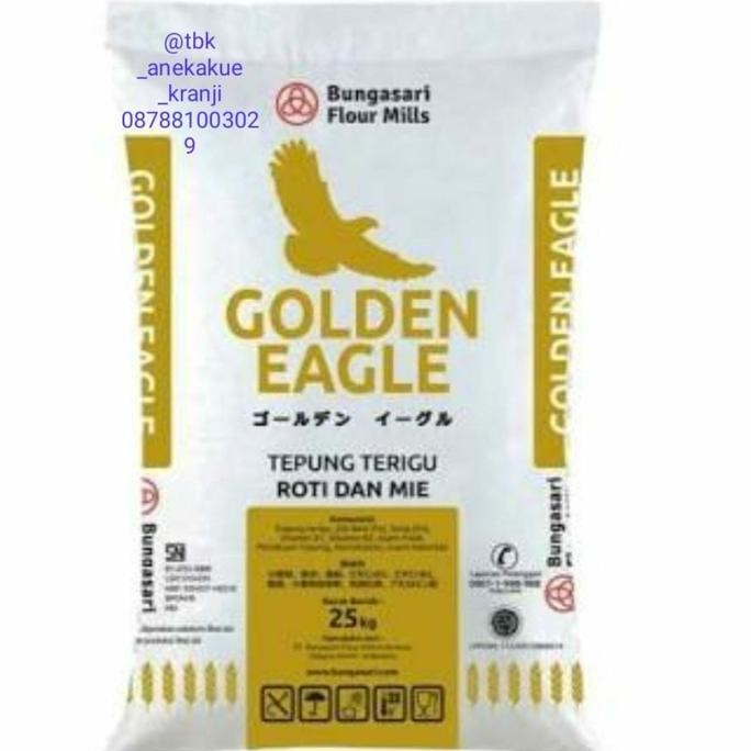 

Terigu Golden Eagle Bungasari 25 Kg/Utk Mie Roti/Sprti Cakra Via Gojek