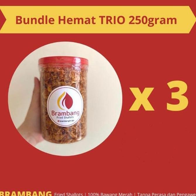 

Brambang Bundle Hemat Trio 250 Gram