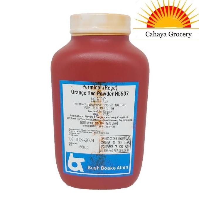 

Permicol Pewarna Orange Red Powder H5507--500Gr