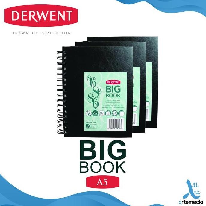 

Buku Sketsa Derwent A5 Big Book Hard Cover Wire Bound Sketchbook