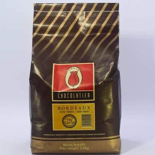 

Tulip Bordeaux Pure Dark Cocoa Powder / Coklat Bubuk 500 Gram