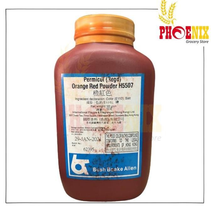 

Permicol (Regd) Pewarna Orange Red Powder H5507 500 Gram