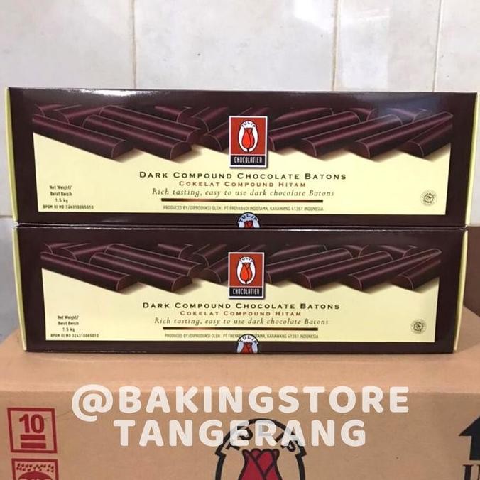 

Chocolate Sticks Batons Tulip Compound Sticks Stik Coklat Baton 1,5Kg