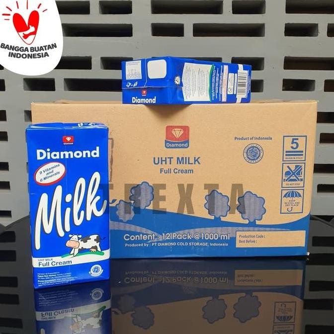 

Susu Uht Diamond Full Cream Milk - 1Karton