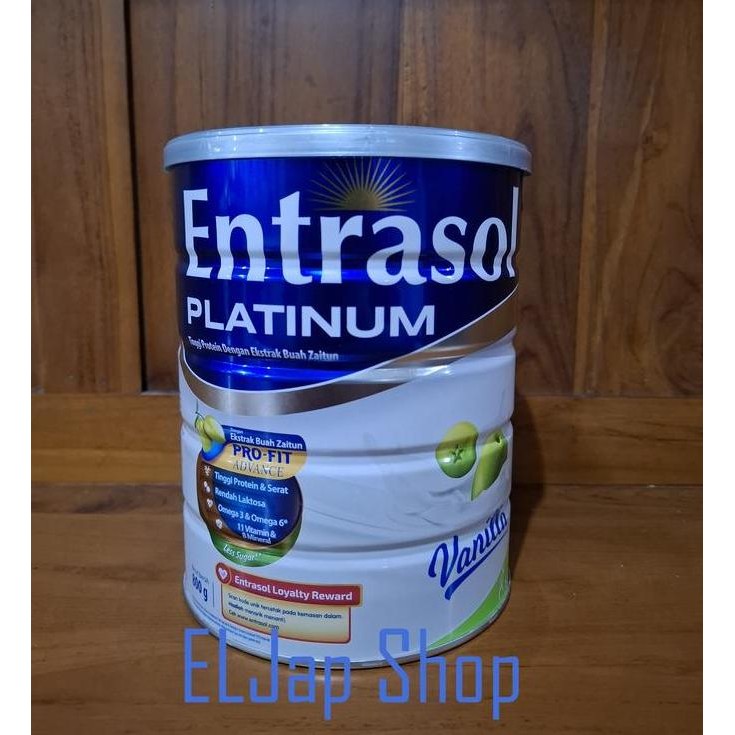 

Susu Entrasol Platinum / Senior Vanilla 800Gr
