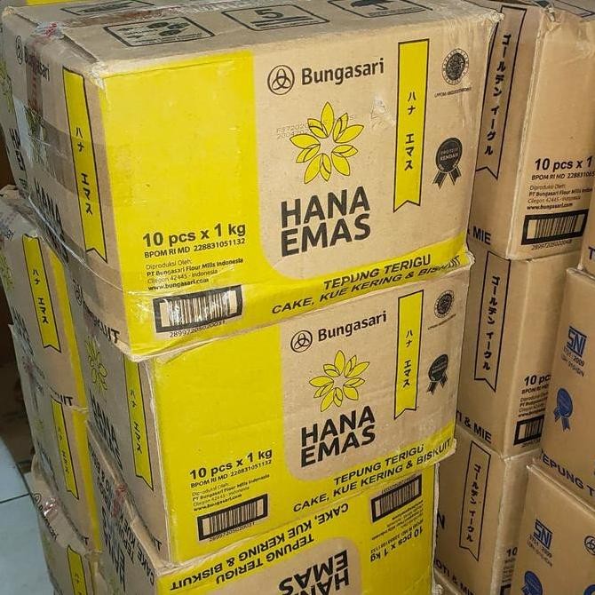 

Hana Emas 10 Pcs X 1 Kg Tepung Terigu Cake , Kue Kering